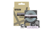  Original Epson LK-4UAS C53S672107 DirectLabel-Etiketten grau auf violett Lavender 